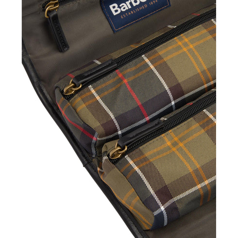 Beauty Case Uomo Hanging, con patta e bottoni a pressione